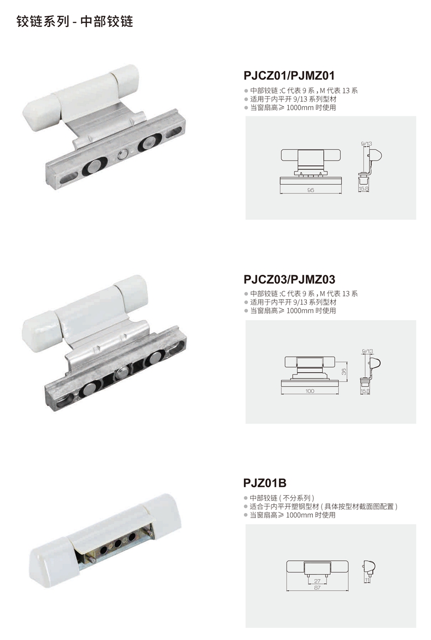 中部铰链